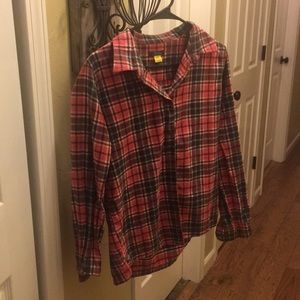 Cabelas plaid button up